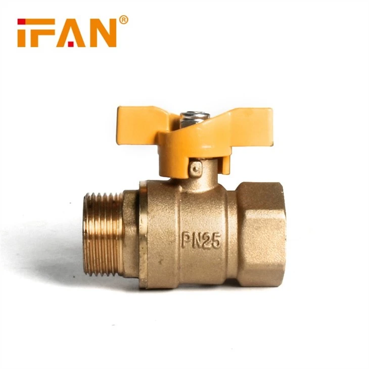 Brass Gas Valve Butterfly