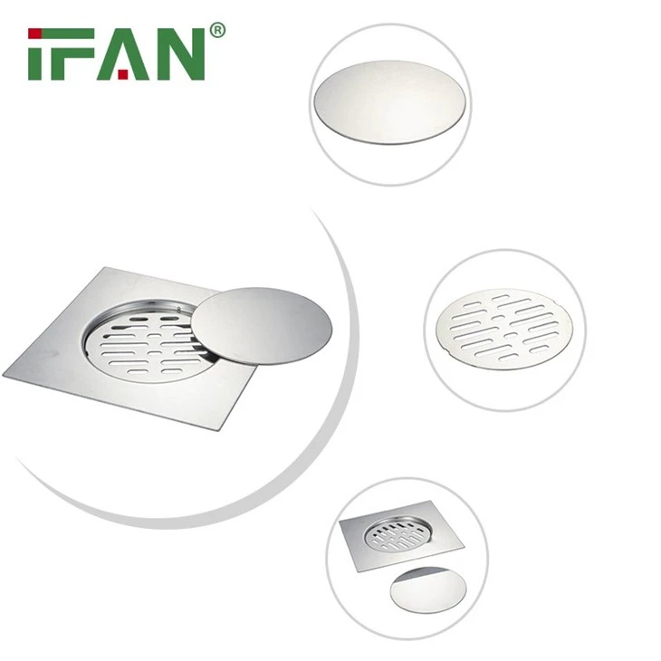 Square Bathroom Shower Floor Drain